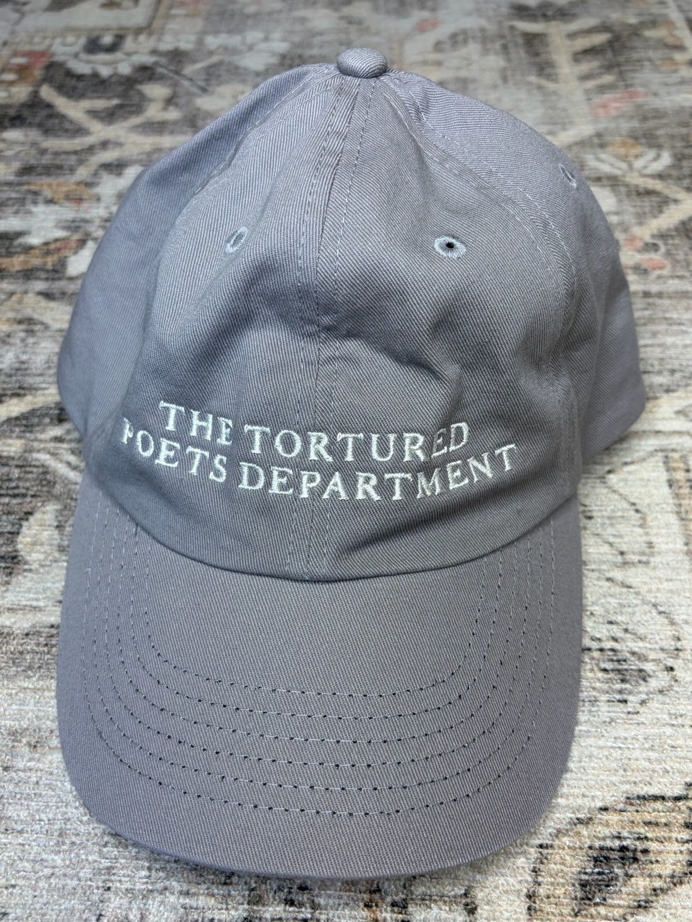 Taylor Swift The Tortured Poets Department 
Grey Baseball Cap